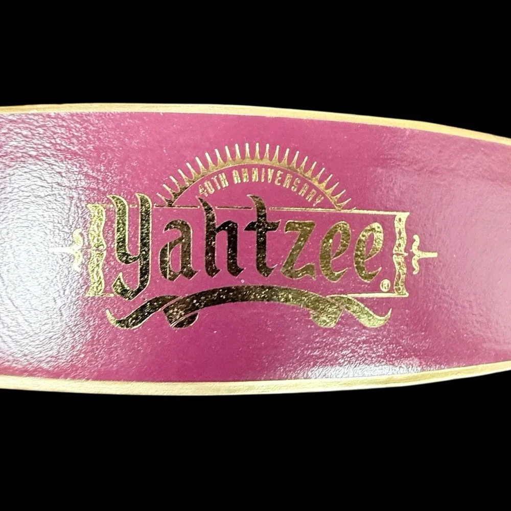 1995 Yahtzee 40th Anniversary‎ Edition Replacement Parts 2 Dice Pencil Token Cup
